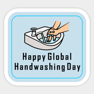 Happy Hand Washing Day Sticker